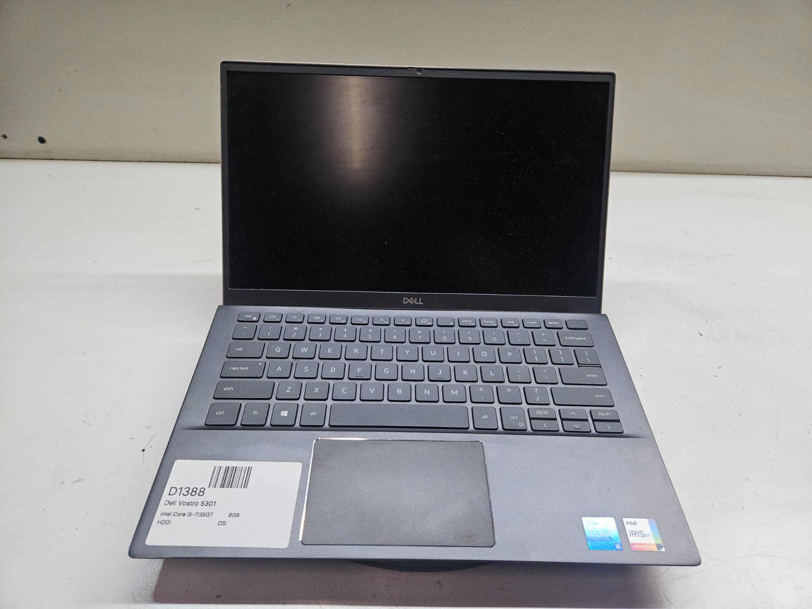 Dell Vostro 5301 Intel Core i5-1135G7 2.4GHz 8GB NO HDD NO BAT