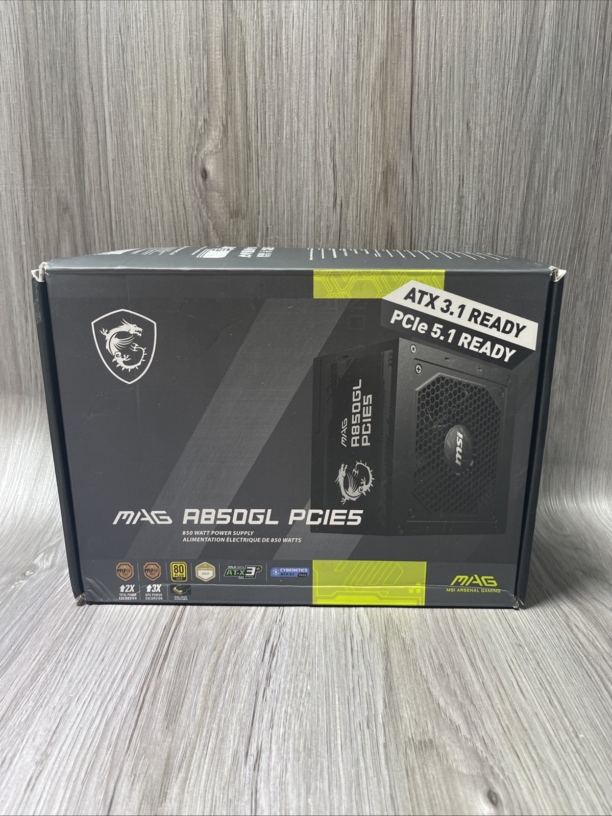 MSI Mag A850GL 850W PCIe5 Power Supply