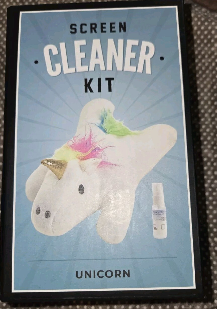 SCREEN CLEANER KIT UNICORN  The Original FUN WORKSHOP JUST PLAY Brand New.......