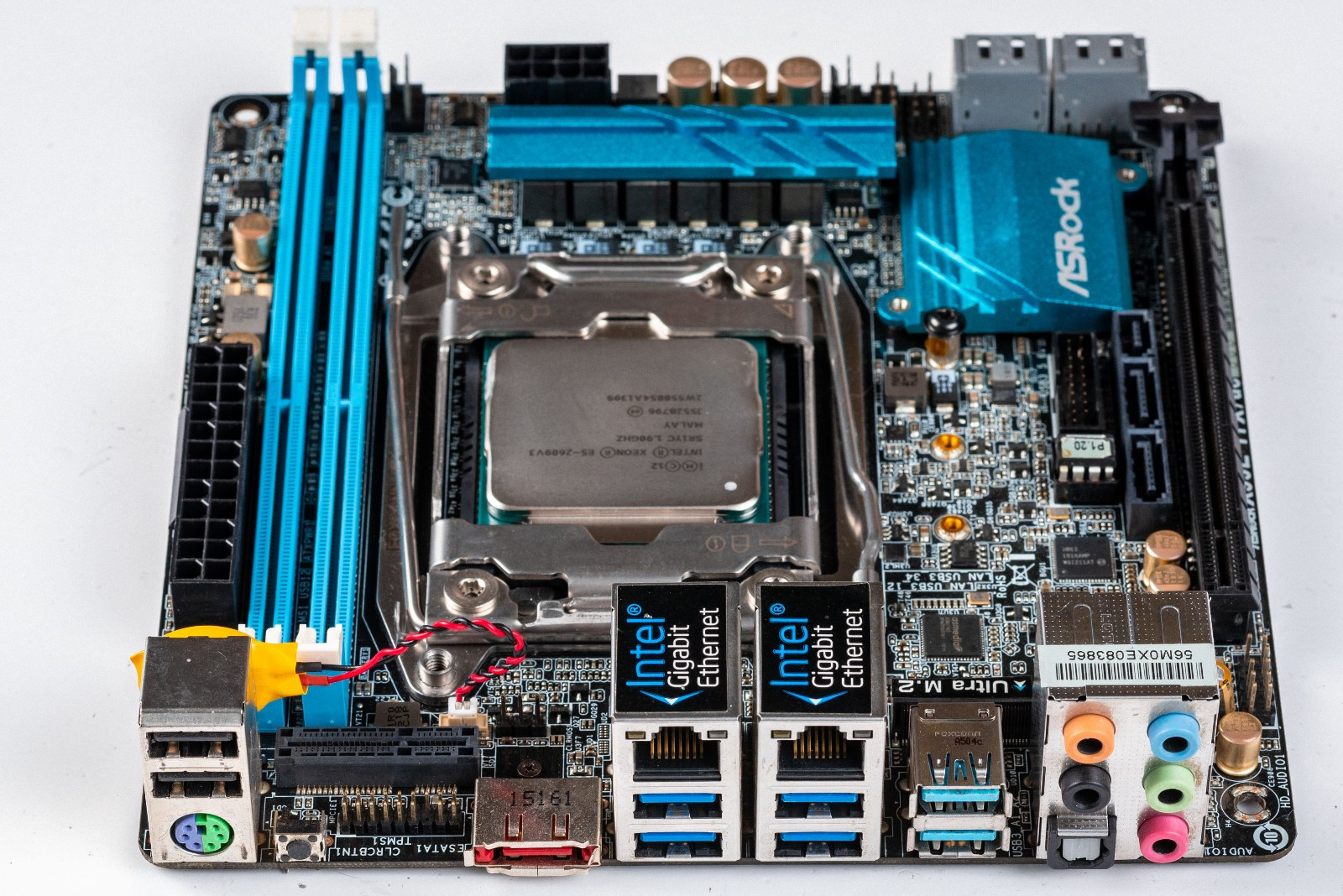 ASRock X99E-ITX/ac Motherboard Mini-ITX Intel X99 LGA2011-3 DDR4 SATA3 M.2 SPDIF