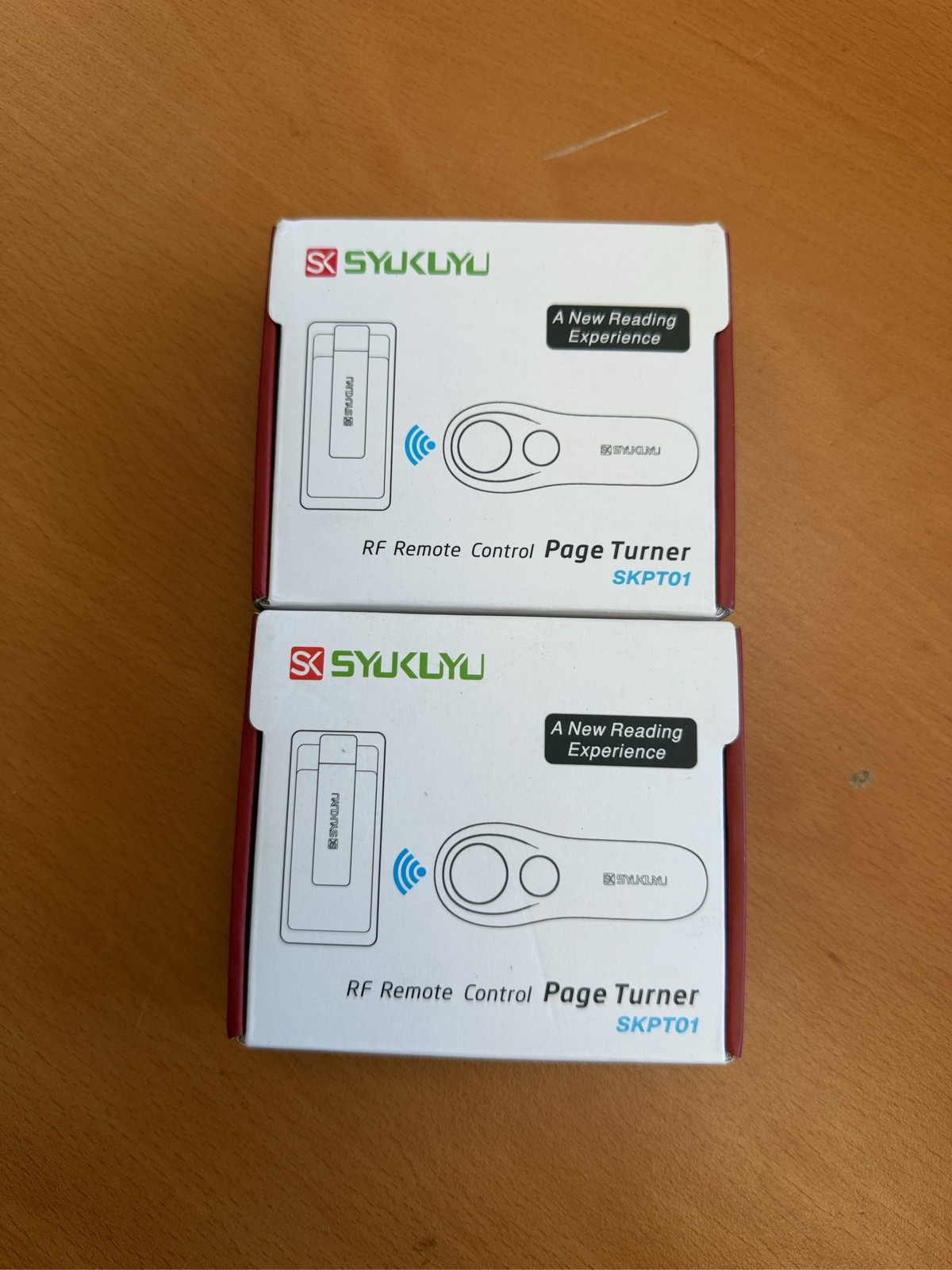 SYUKUYU RF Remote Control Page Turner for Kindle, iPad, iPhone, Android Lot Of 2