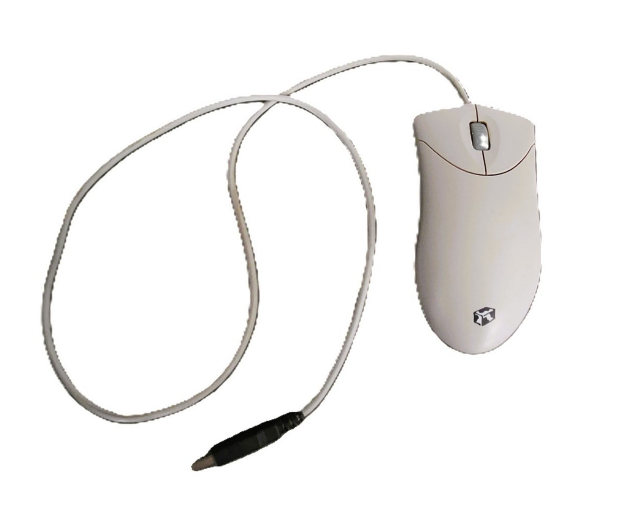 Vintage Gateway Computer USB Wired Mouse MOSXUB Rev X2 White Cow Logo UNTESTED