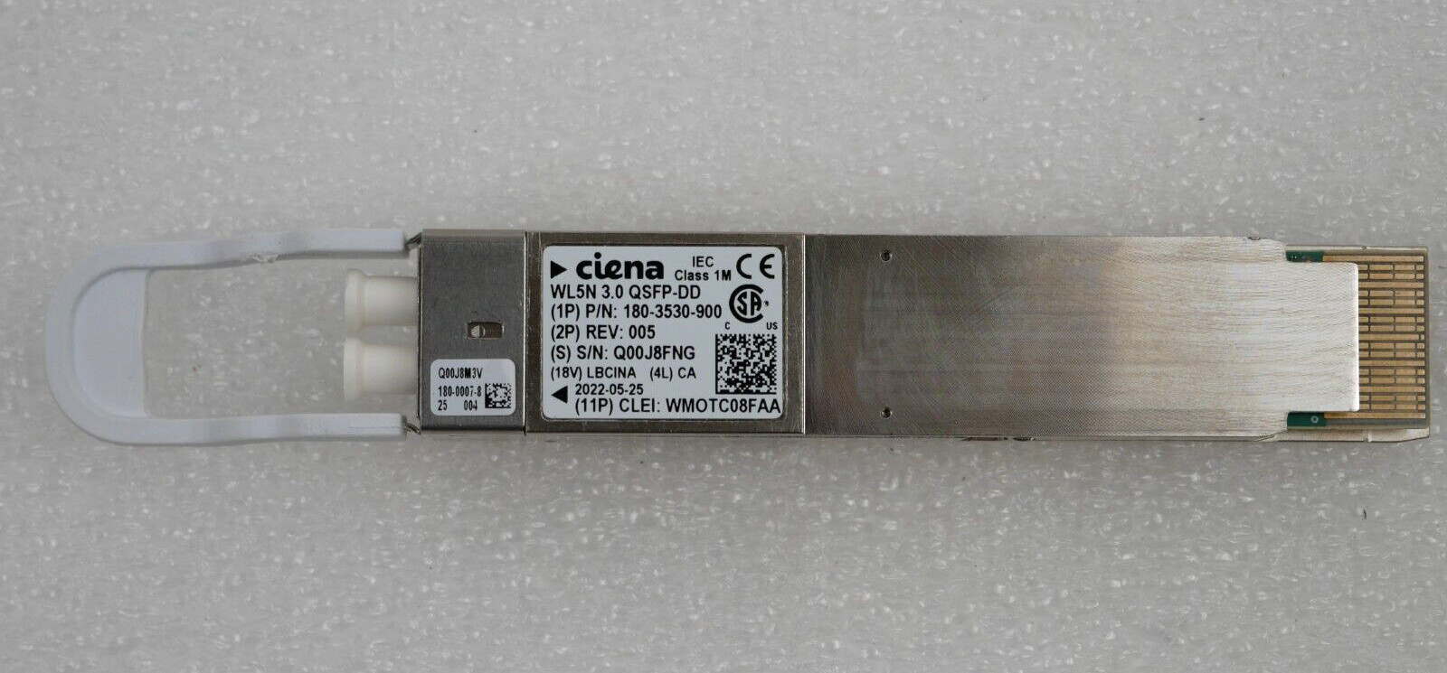 Ciena WaveLogic 5 nano QSFP-DD 180-3530-900 400ZR BASE 4x100GbE Transceiver