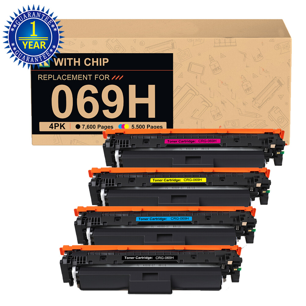 4PK 069H Toner Compatible with Canon 069 CRG-069H Imageclass LBP674Cdw MF751Cdw