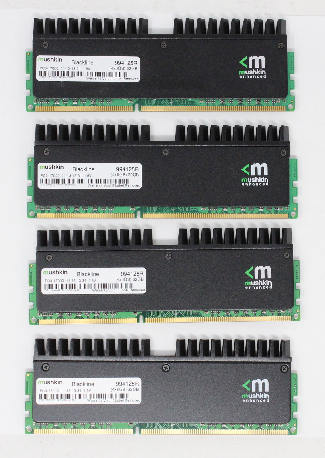 Mushkin Blackline Ridgeback 32GB (4x8GB) 994125R DDR3-2133 RAM (#28920)
