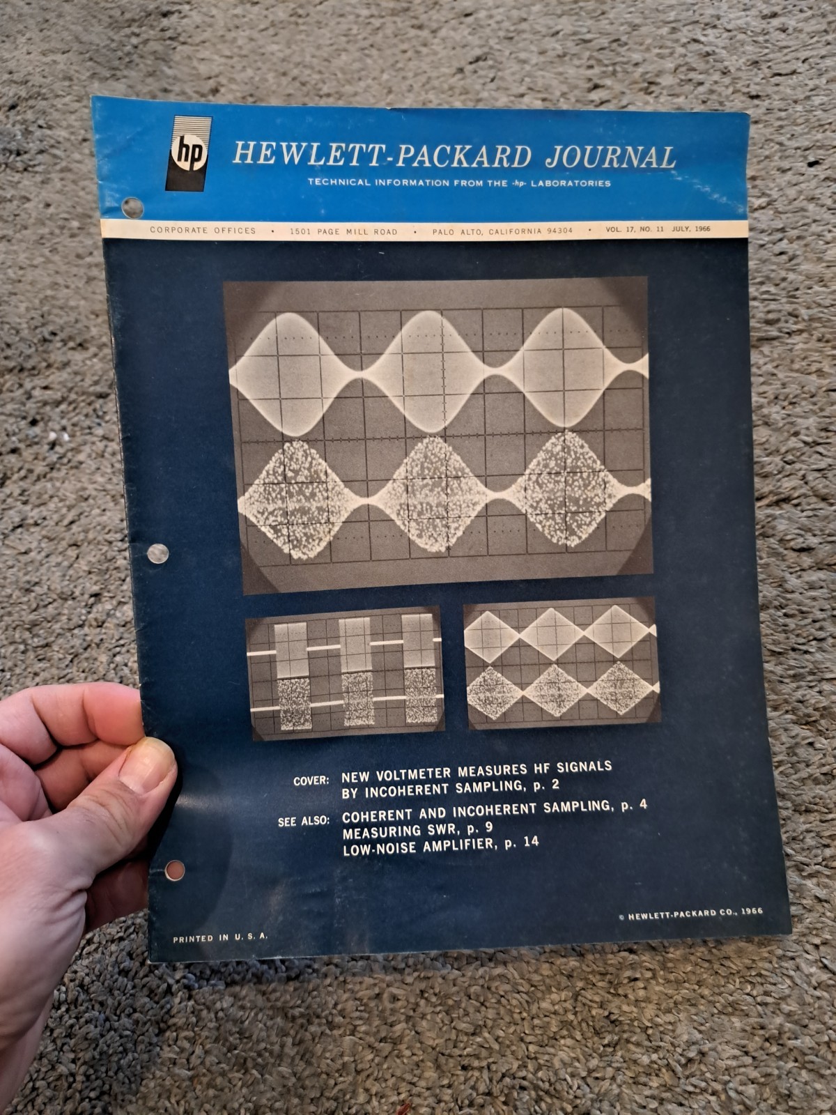 Vintage July 1966 Hewlett-Packard Journal Vintage Computers