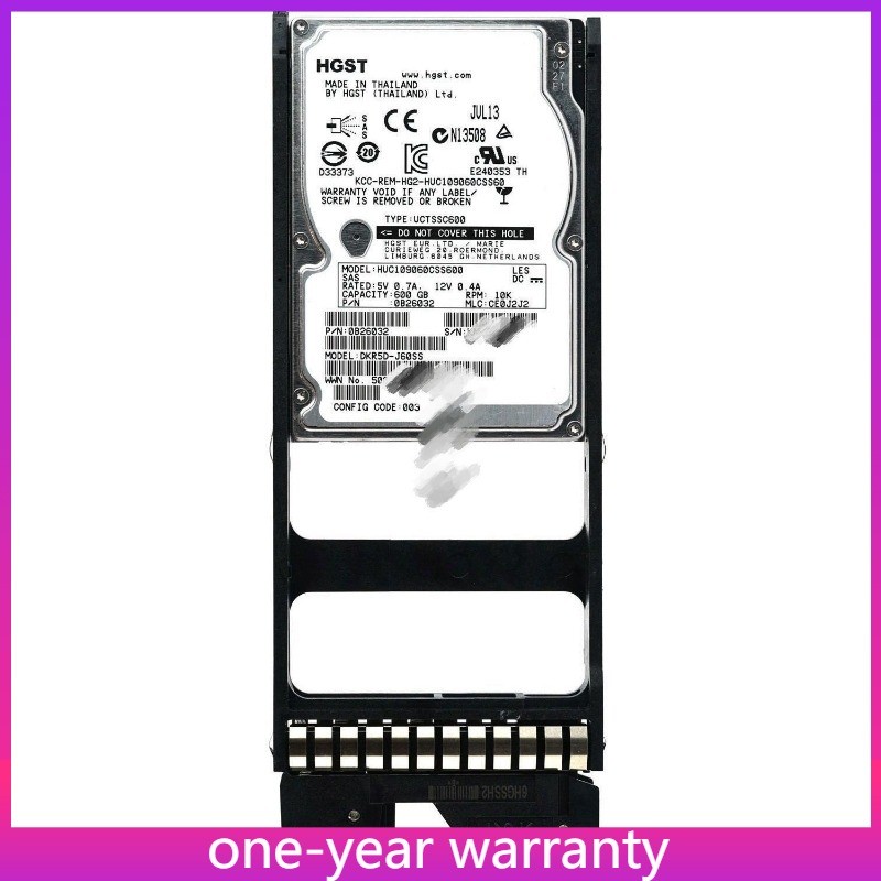 Used Hitachi 6HGSS 3282390-A 600GB 10K HDD HUS110 HUS130 HUS150 Hard Drive Disk