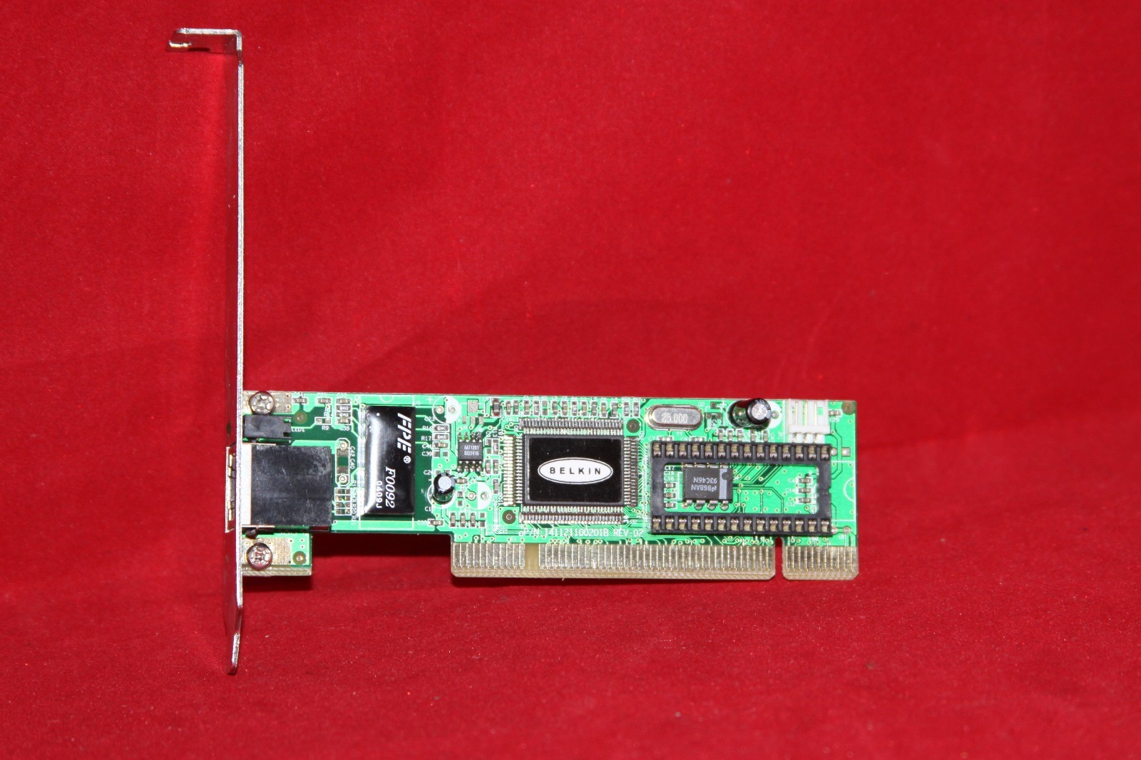 PCI LAN (Ethernet) Card 10-100TX Mbps, Belkin (141121100201B Rev.02)