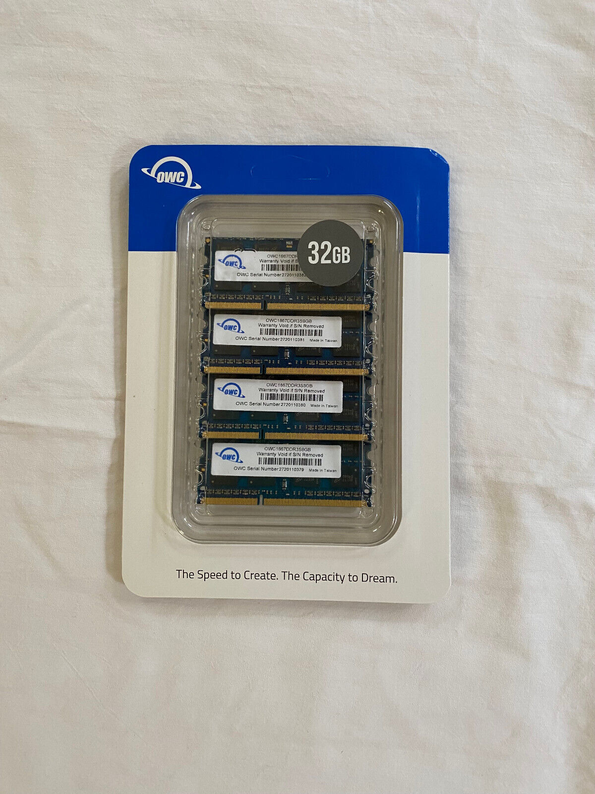OWC 32GB (4x8GB) OWC1867DDR3S32S DDR3 1867MHz SO Kit For Apple