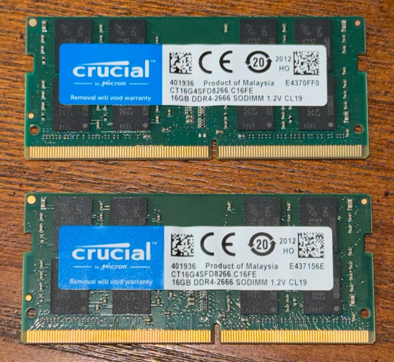 Crucial 32GB (2x16GB) 3200MHz 260-pin SODIMM DDR4 RAM Memory Kit...