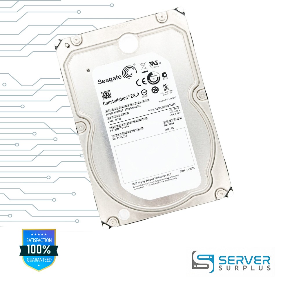 Seagate Constellation ES.3 3.5 in Enterprise HDD | ST2000NM0033