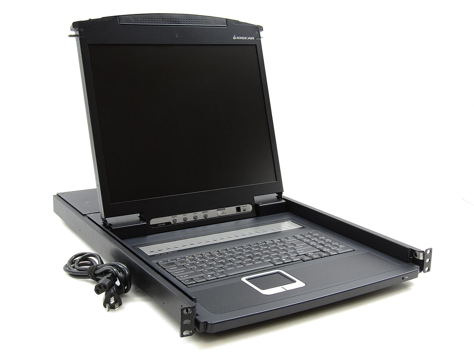 IOGEAR GCL1916 16-Port 19" LCD KVM Console