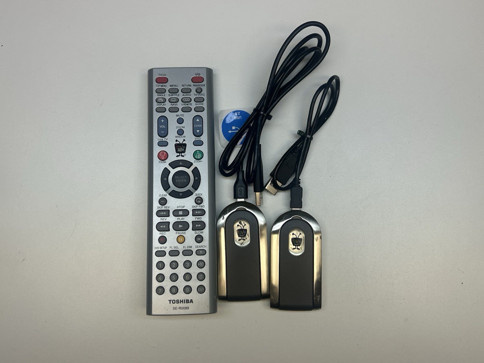 TiVo Toshiba SD-H400 Remote SE-R0089 + (2) AG0100 Wireless G USB Adapters Lot
