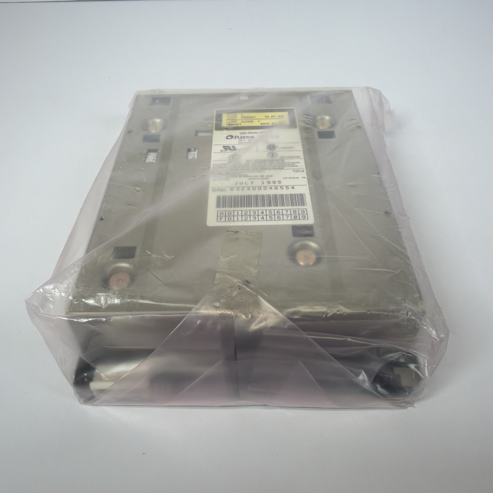 Plextor PX-63CS 6Plex 6X 50-Pin SCSI CD-ROM Drive Vintage 1995 Japan