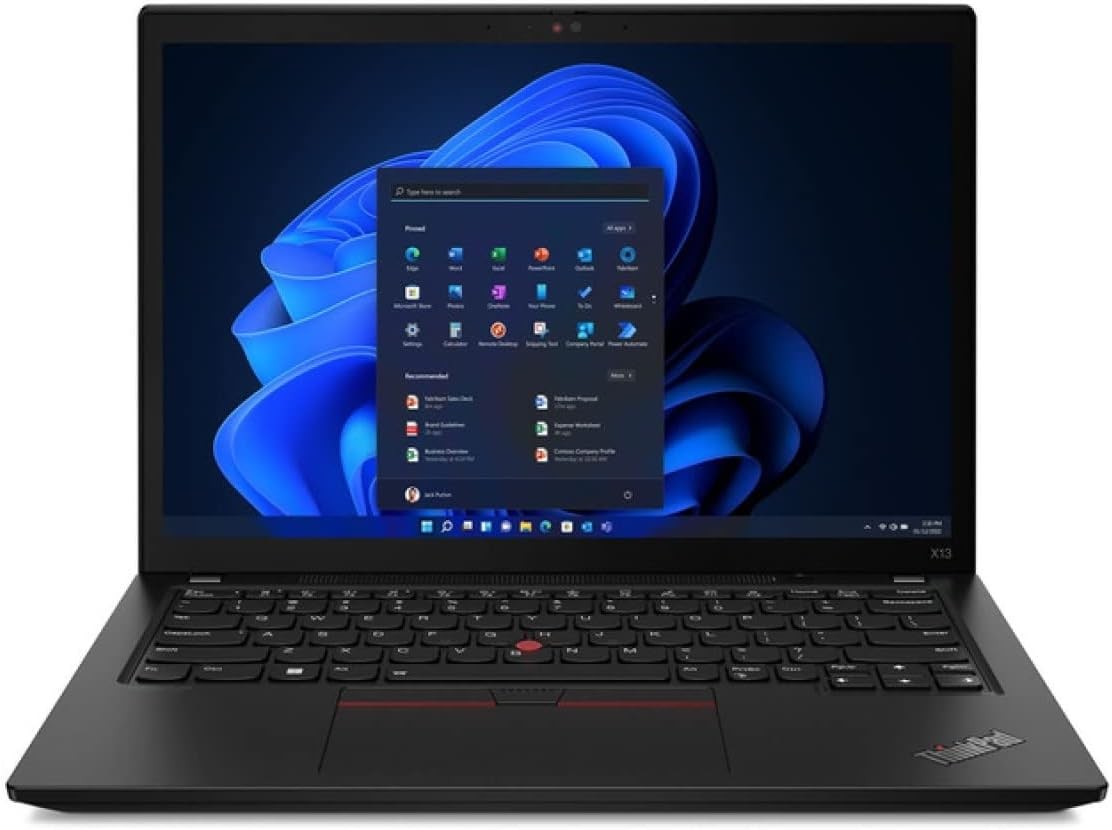 Lenovo ThinkPad X13 Gen 3 13.3" Touch i7-1270P 2.2Ghz 32GB RAM 1TB SSD Black