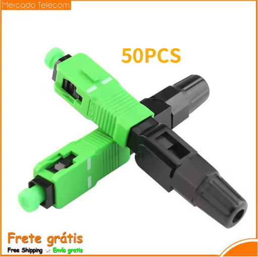 50/100pcs SC/APC FTTH Fiber Fast Connector