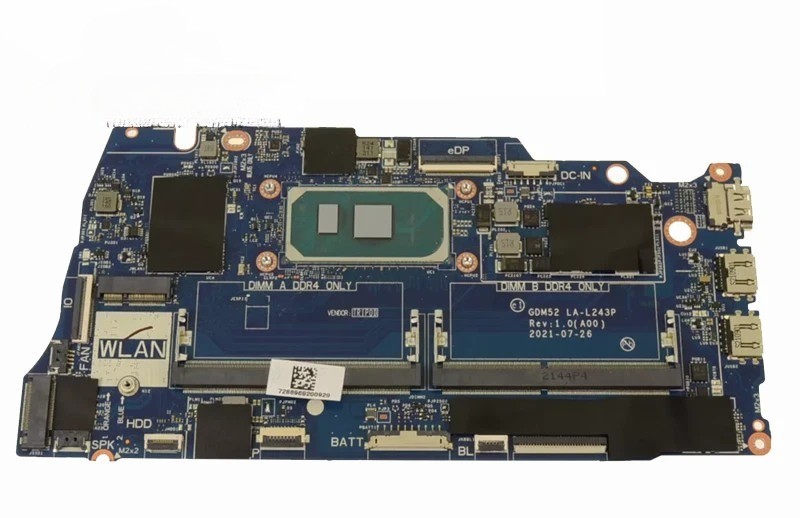 03P9HH For DELL INSPIRON 15 3511 Motherboard I5-1035G1 LA-L243P 3P9HH