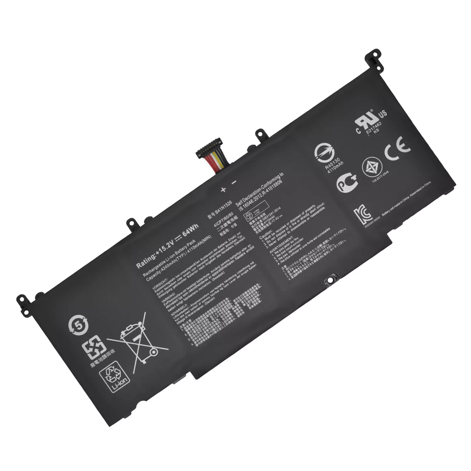 Genuine B41N1526 battery for ASUS FX502VM-AS73 FX502VM-FY361T FX502VM FX60VM S5V