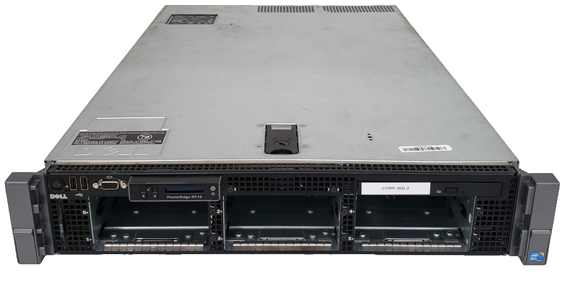 Dell PowerEdge R710 2x Intel Xeon E5640 32GB DDR3 RAM 2U Rack Server No HDD.