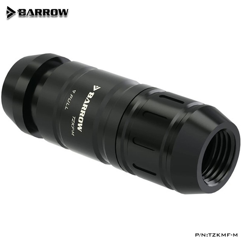 Barrow Water Stop Valve Fitting Male To Female Quick Connector For Water Cooling