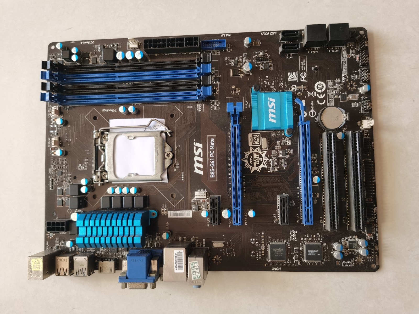 MSI B85-G41 PC Mate LGA1150 DDR3 ATX Motherboard Fully Tested Pulled Mainboard