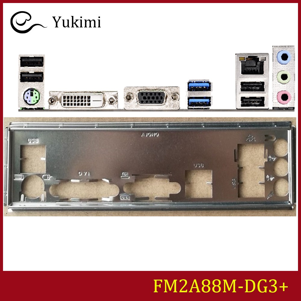 NEW FOR ASROCK FM2A58M-DG3+、FM2A68M-DG3+ Ｍotherboard I/O Shield Backplate