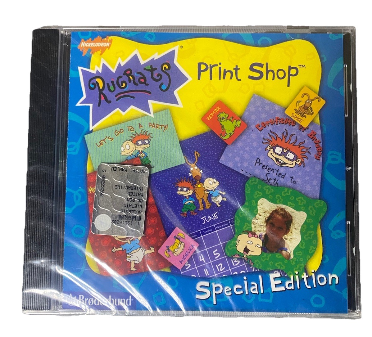 Rugrats Print Shop Special Edition 1998 CD-ROM Windows 95/98 Stationary Vintage