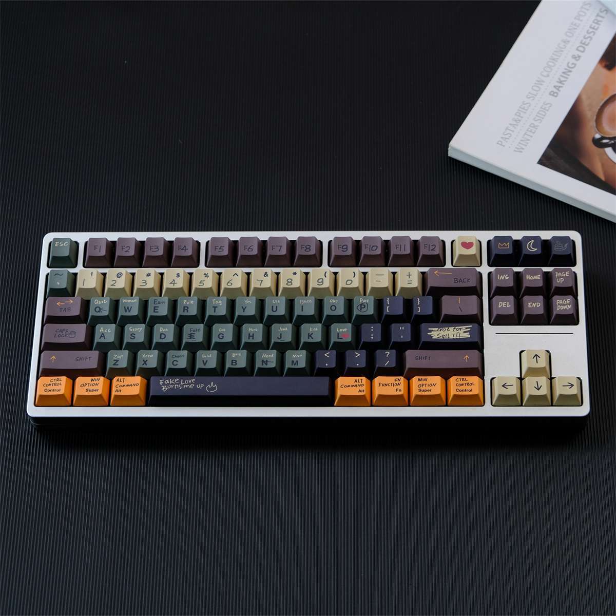 Love Story Theme PBT Dye Subs Cherry Profile Keycap Set -151 Keys