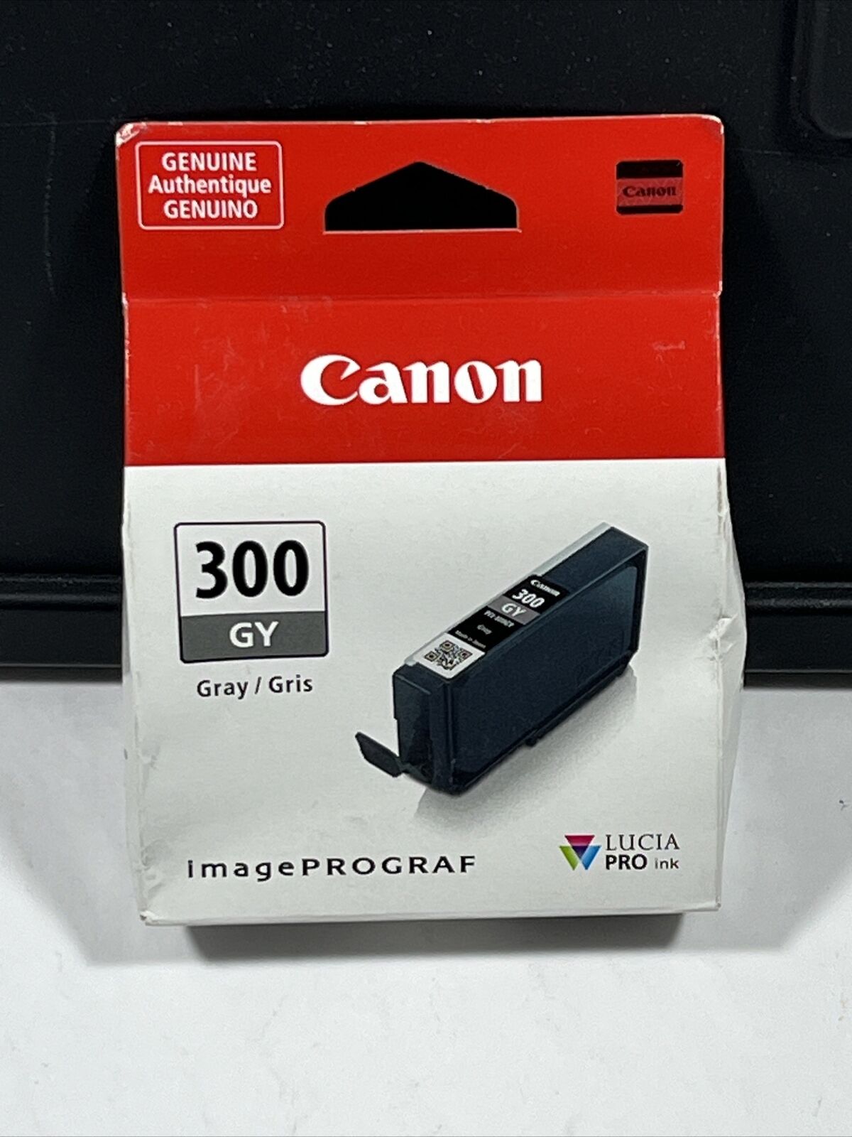 Canon - PFI-300 Standard Capacity Ink Cartridge - Gray