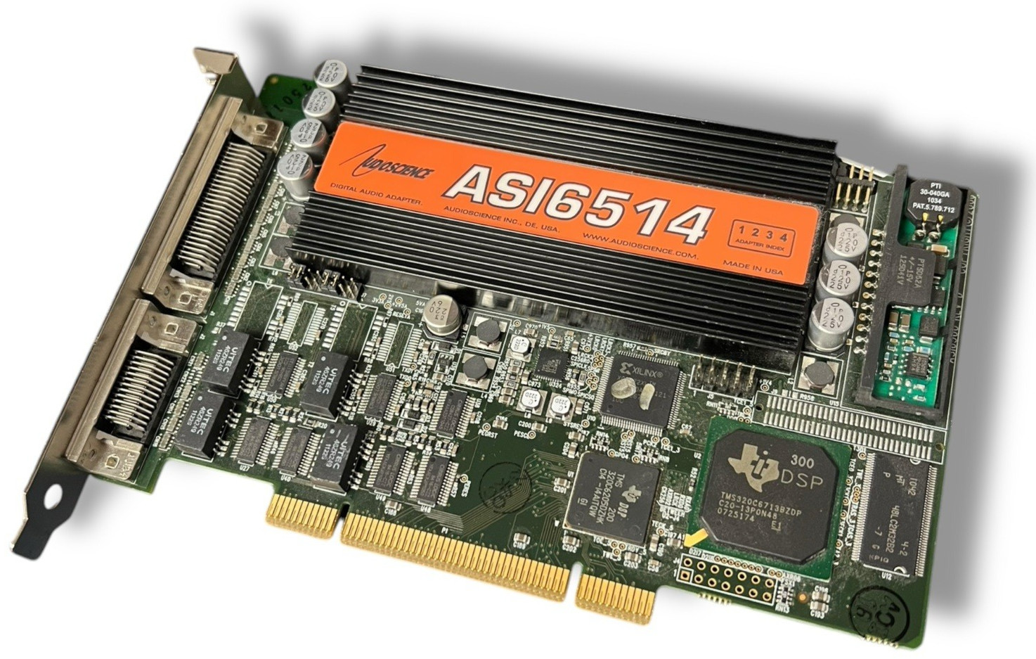 AudioScience ASI6514 Multichannel PCIe AES Card