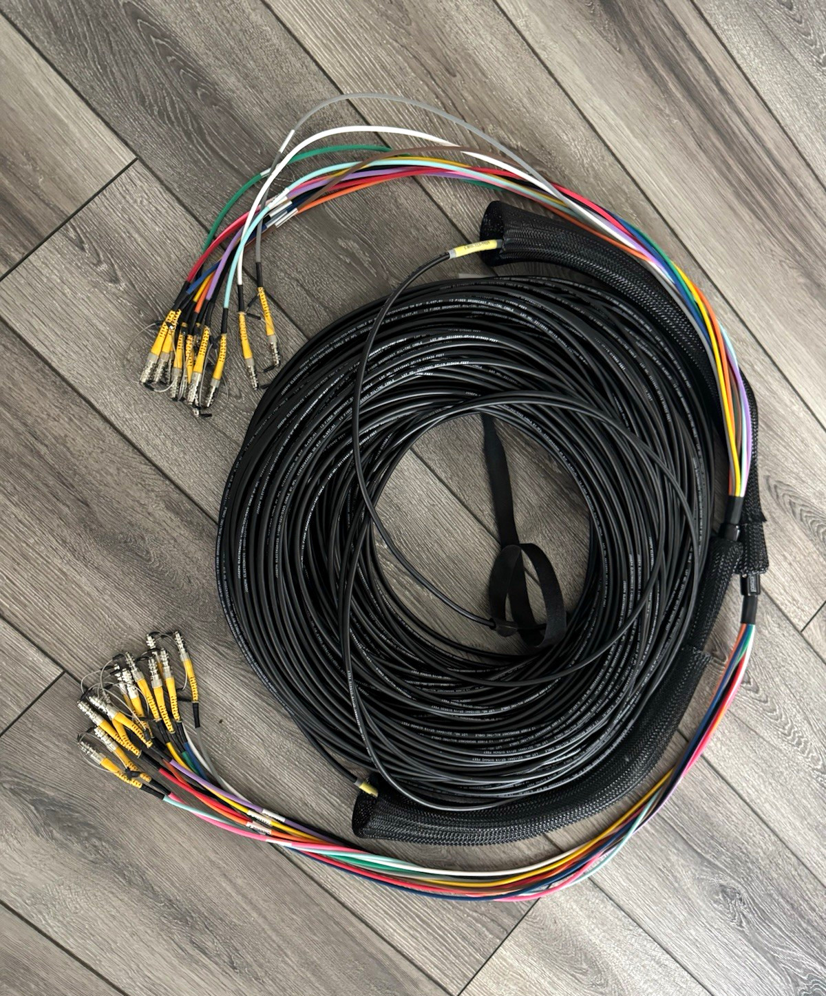 Joseph Electronics 12 strand ST tactical Fiber single mode 500ft