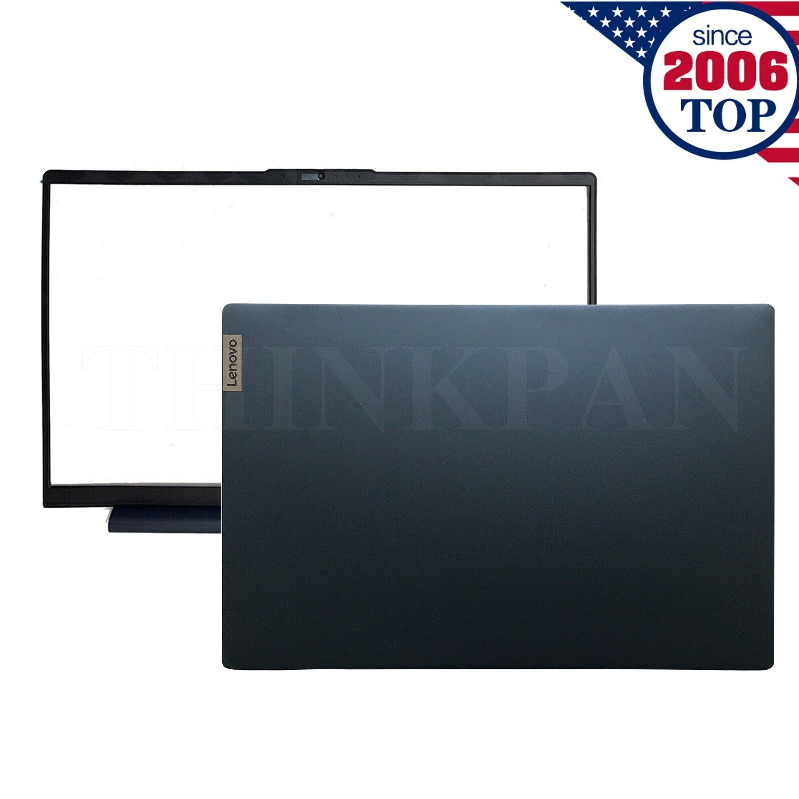 New Dark Blue LCD Back Cover Lid&Bezel For Lenovo Ideapad 5 15IIL05 15ITL05 15AR