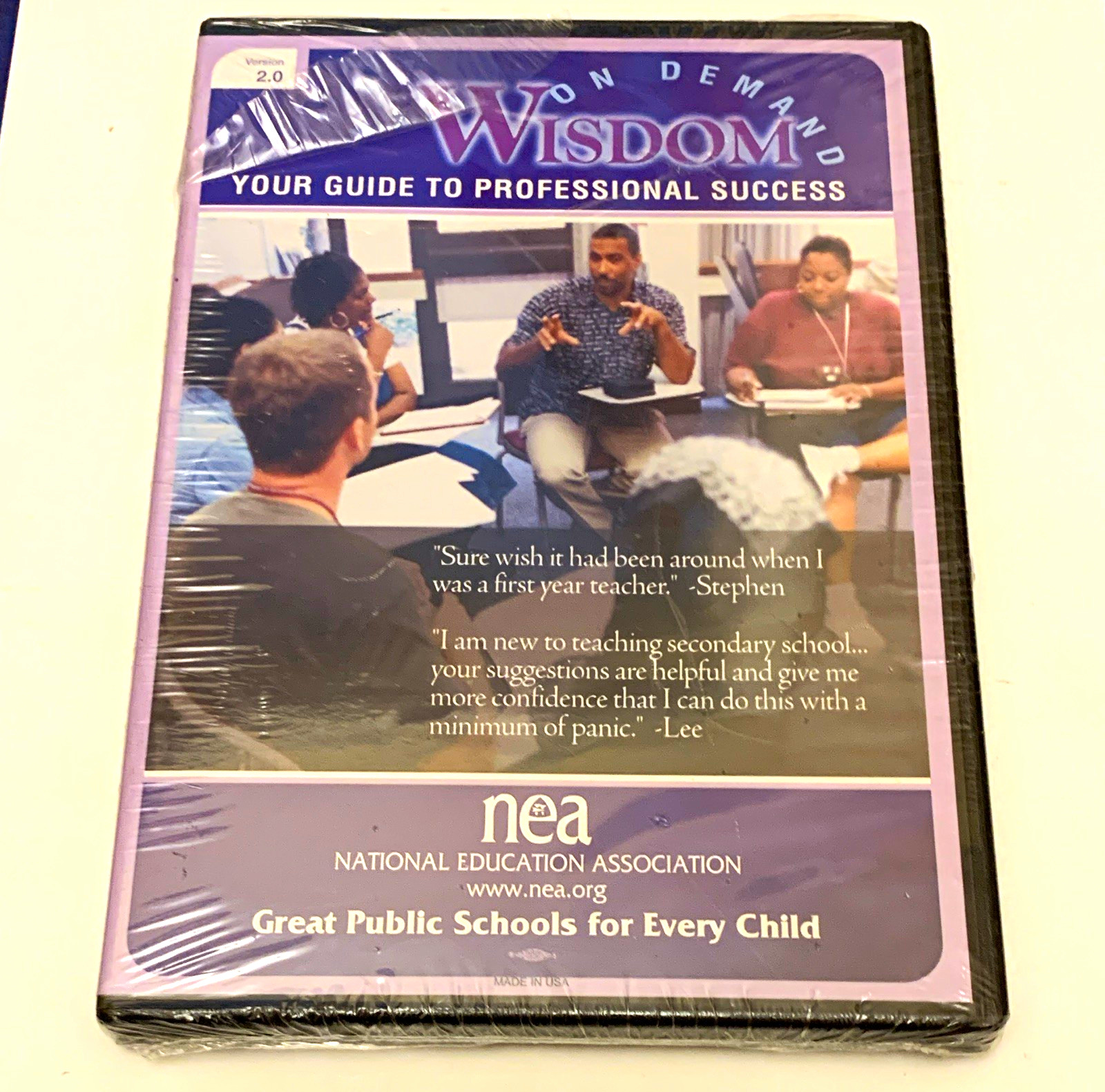 NEA On Demand Wisdom v2.0 Education CD Software for Windows & Mac