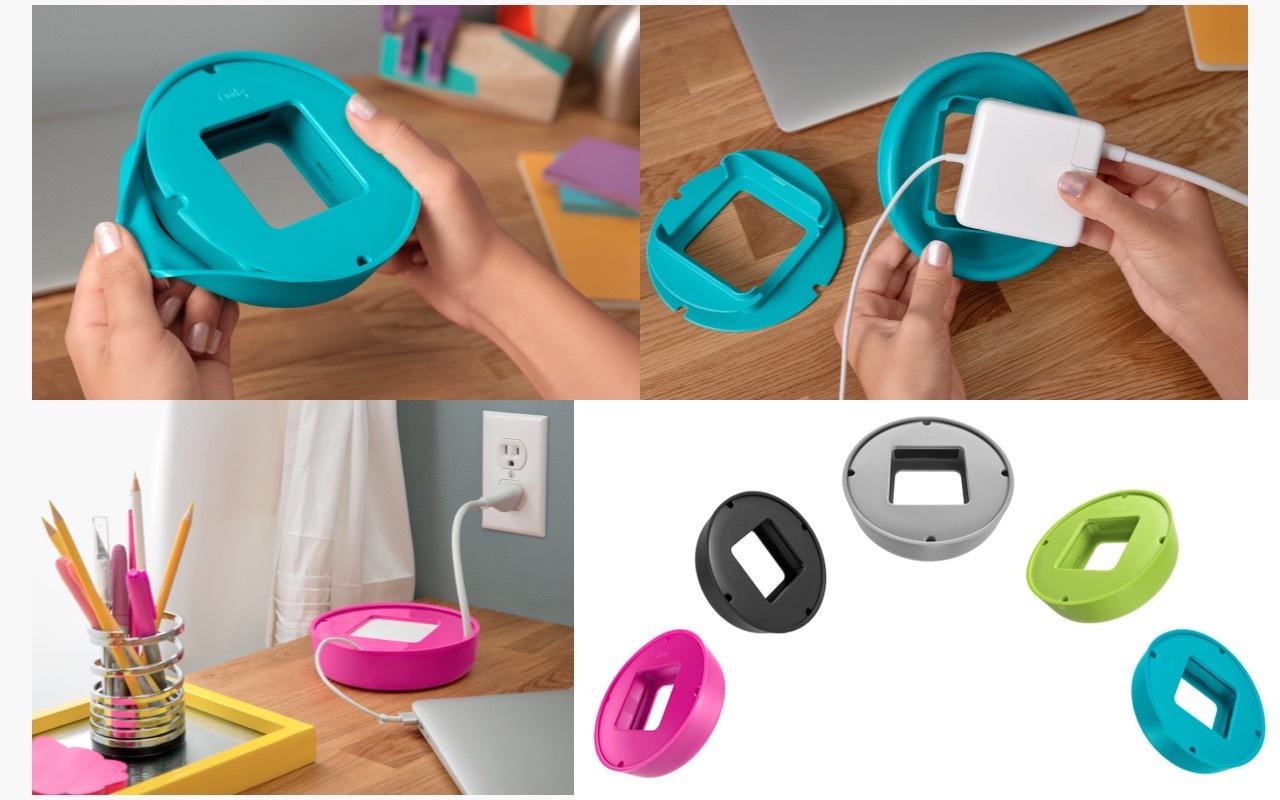 Quirky Cord Organizer Cable Wrap Macbook Pro Adapter iPhone Charger Earbud Lot