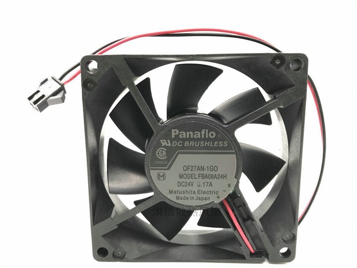 panaflo 8025 FBA08A24H DC24V 0.17A 8CM 80mm inverter cooling fan 2pin