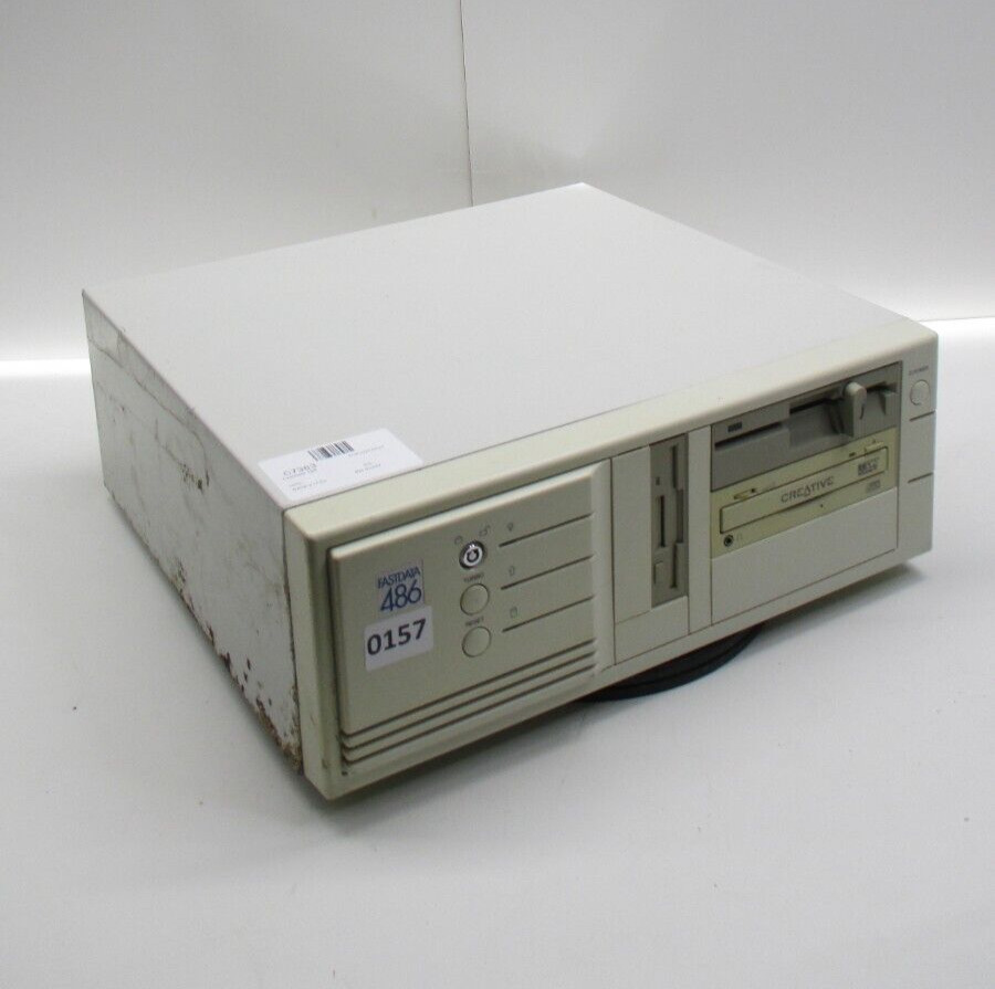 Vintage Retro PC Case Beige AT Computer Case