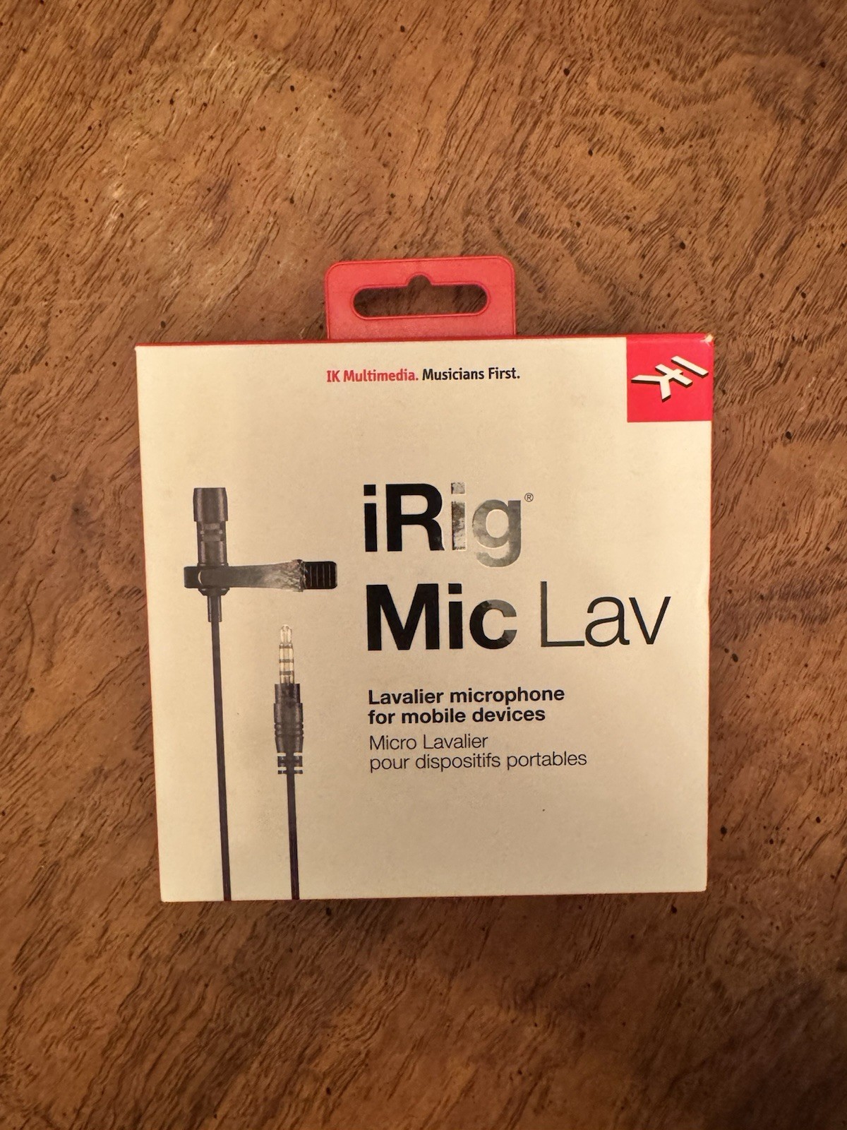 IK MULTIMEDIA IRIG MIC LAV FOR MOBILE DEVICES - NEW IN BOX