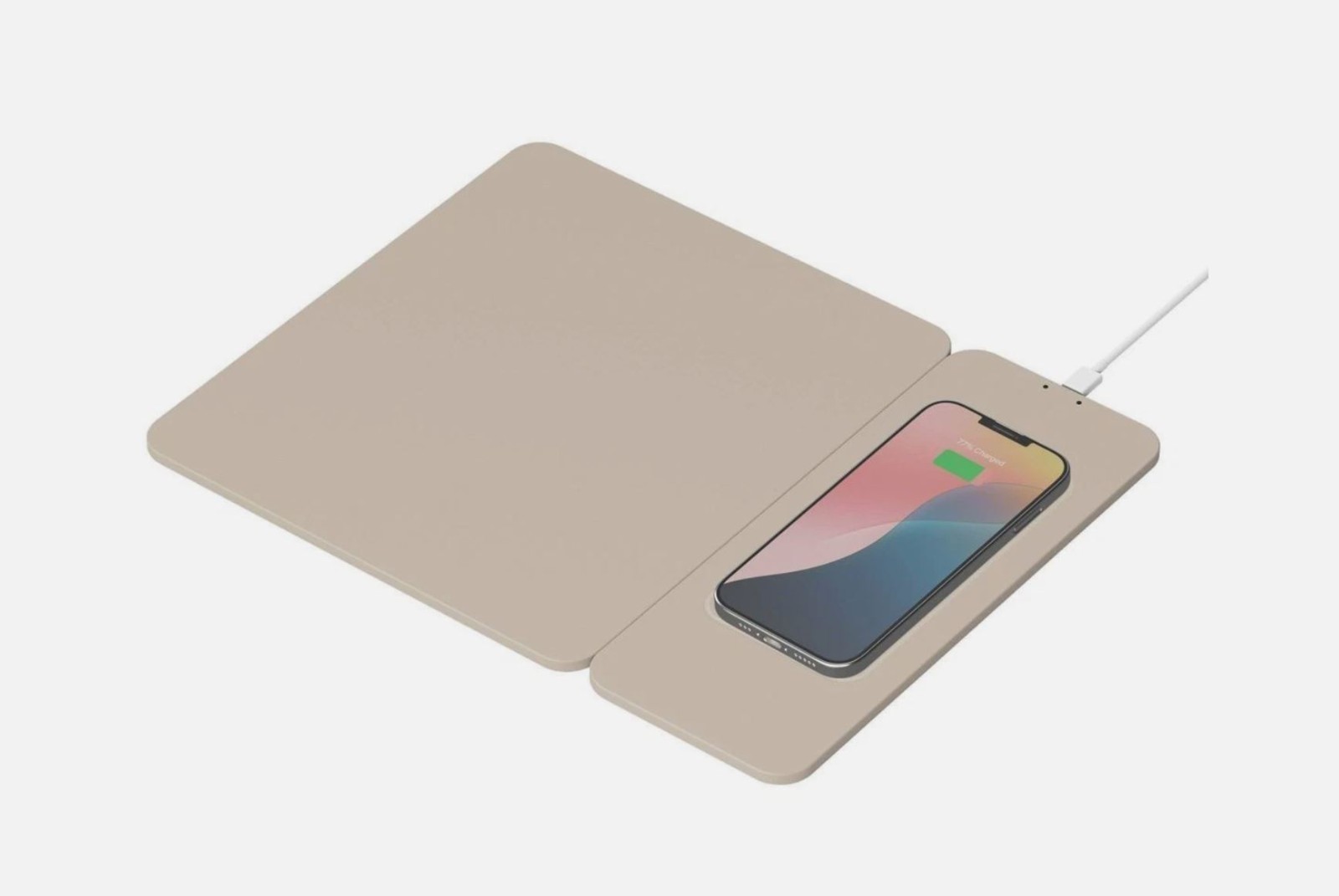 wireless charging mouse pad north/ brand new/ portable use