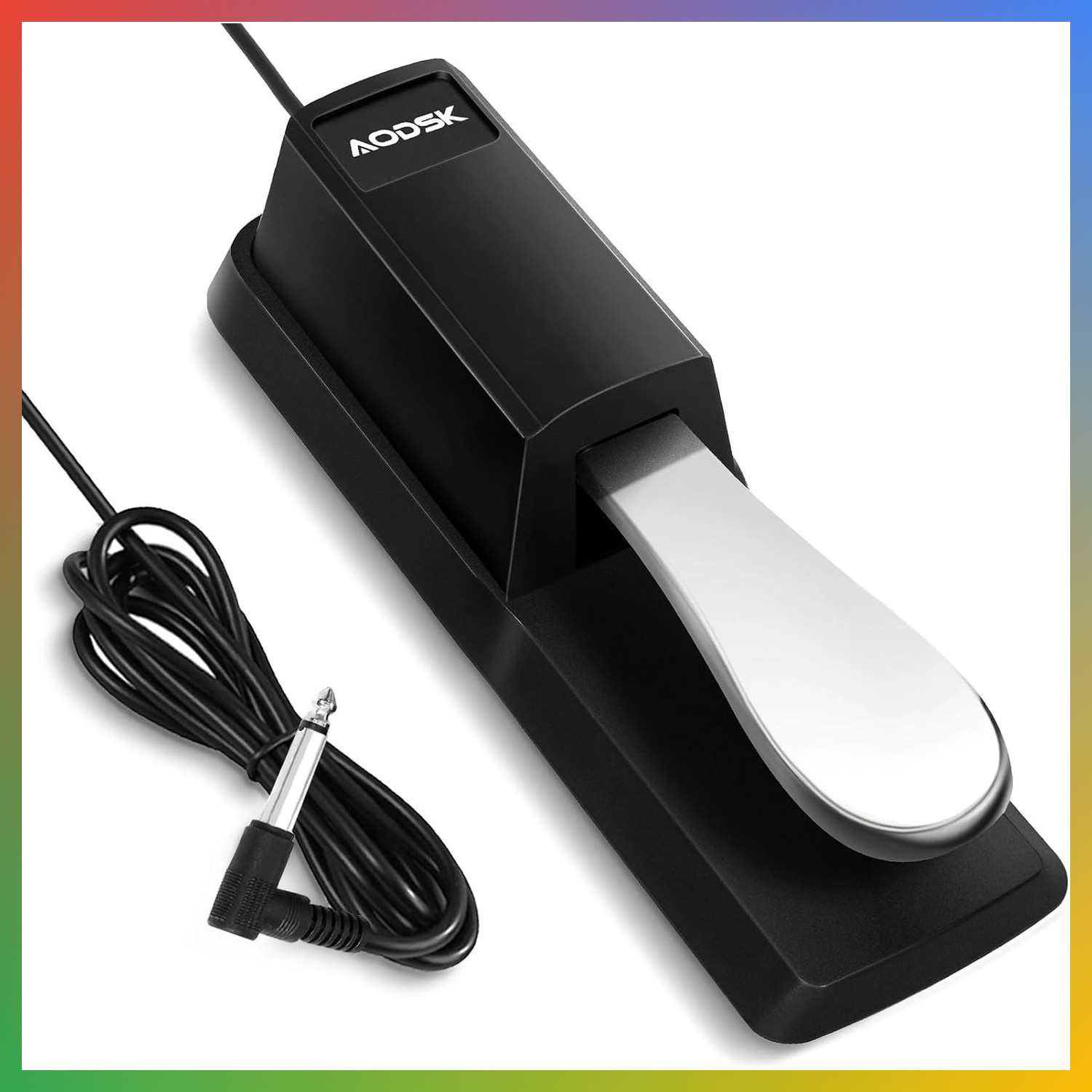 Sustain Pedal Universal Foot Damper Polarity Switch Non Slip 1 4 Inch Jack Digit