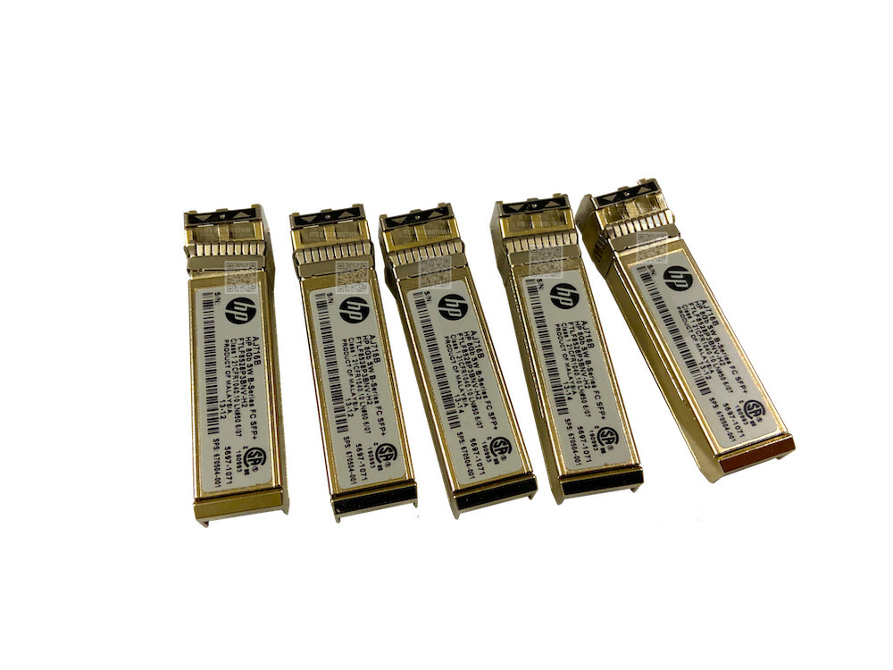 AJ716B I GENUINE HPE 8GB Short Wave B-Series 670504-001 5697-1071 SFP+ 1-pack