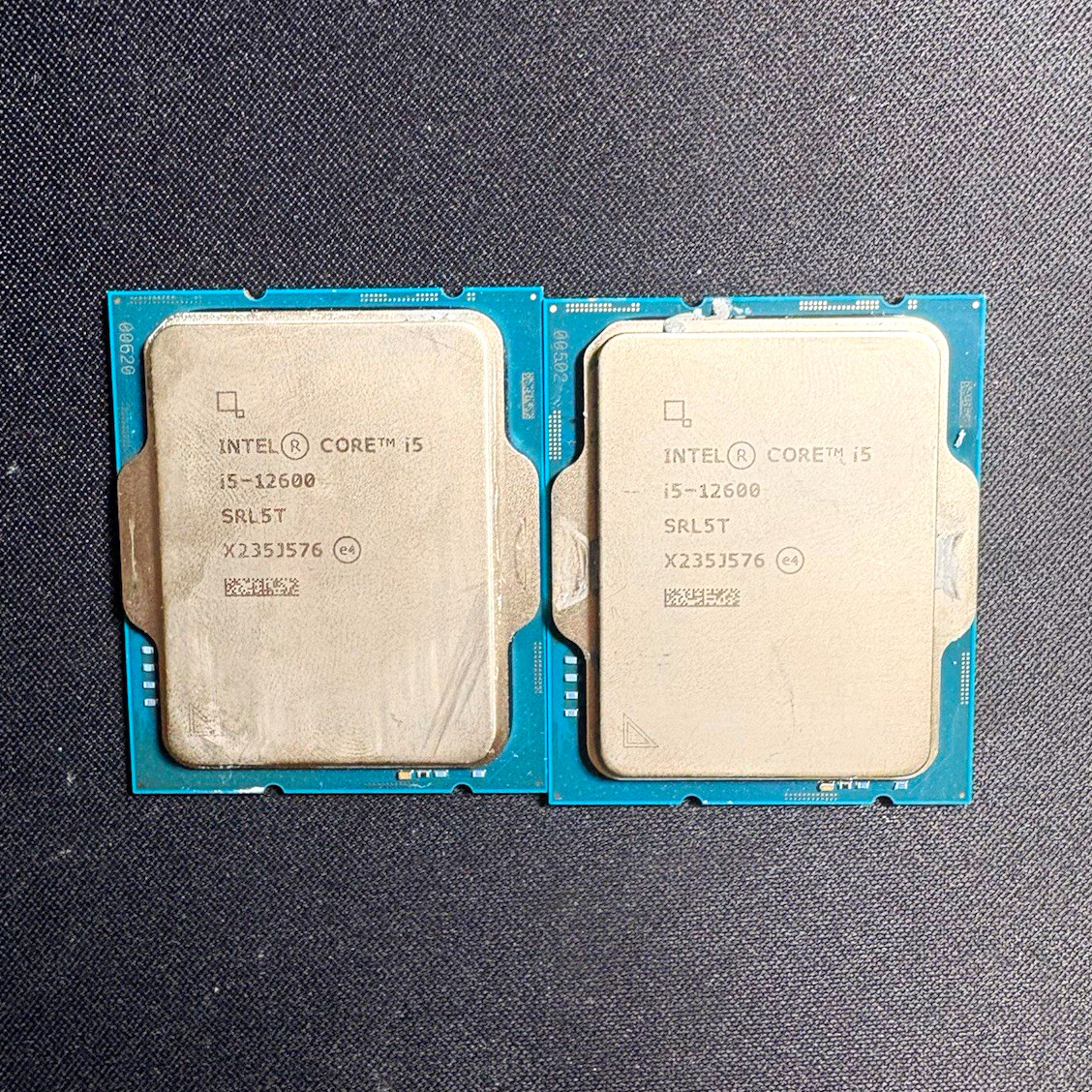 Lot of 2 Intel Core i5-12600 CPUs 6-Core 3.3GHz LGA1700 SRL5T