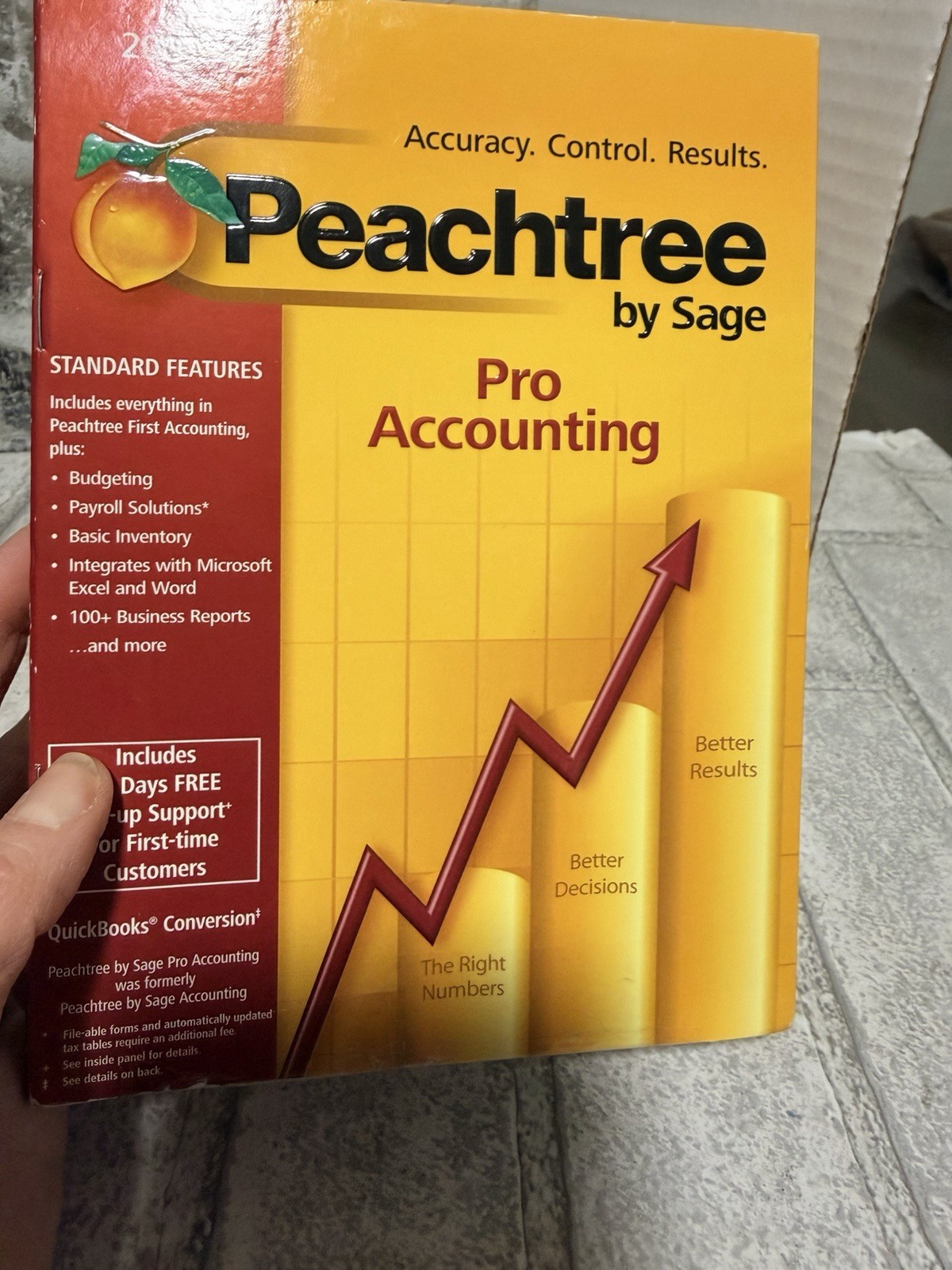 Sage Peachtree Pro Accounting 2007 W/ Serial Number