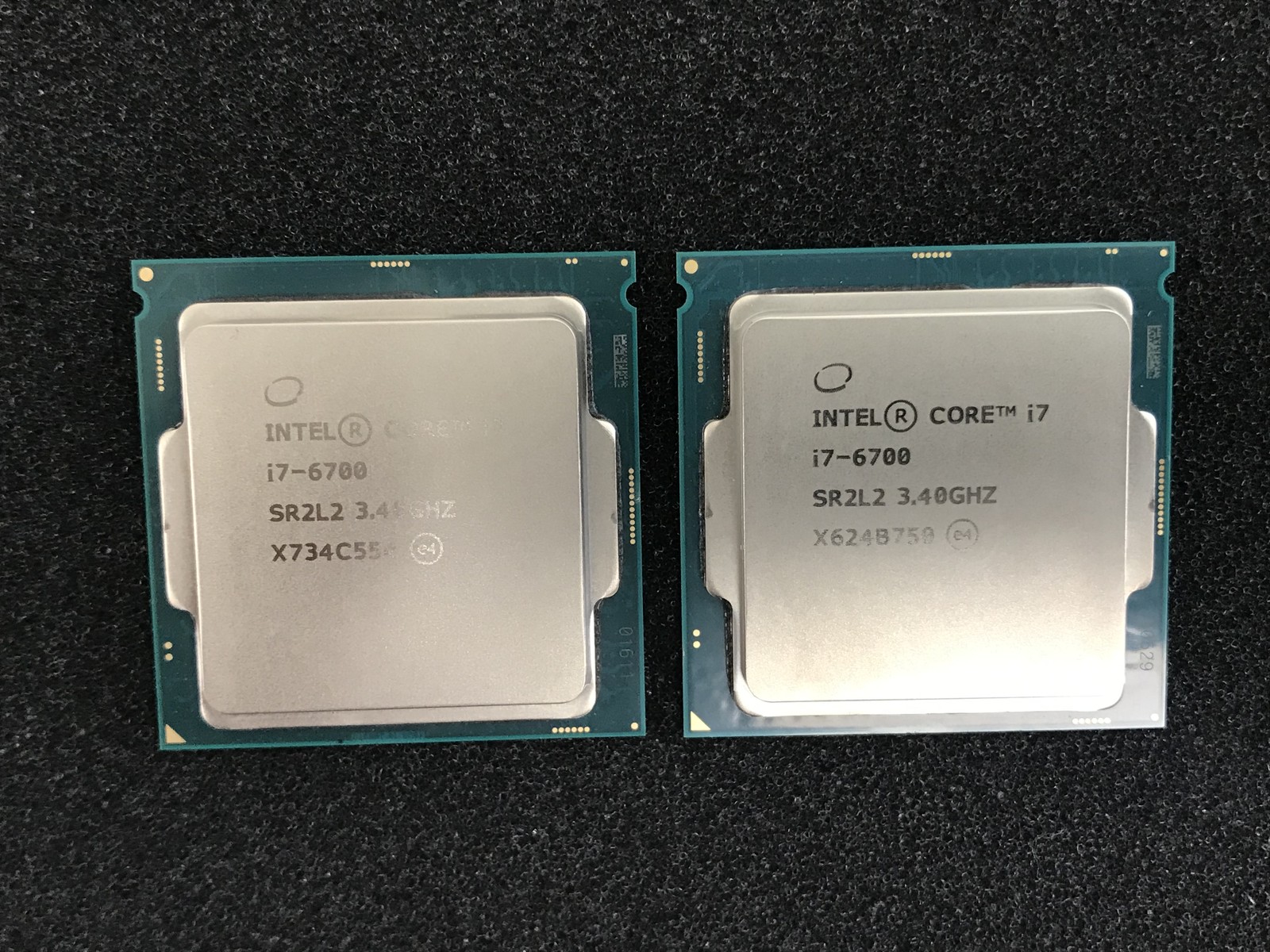 (Lot of 2) Intel Core i7-6700 3.40GHz Quad-Core CPU SR2L2 LGA1151 - CPU655A