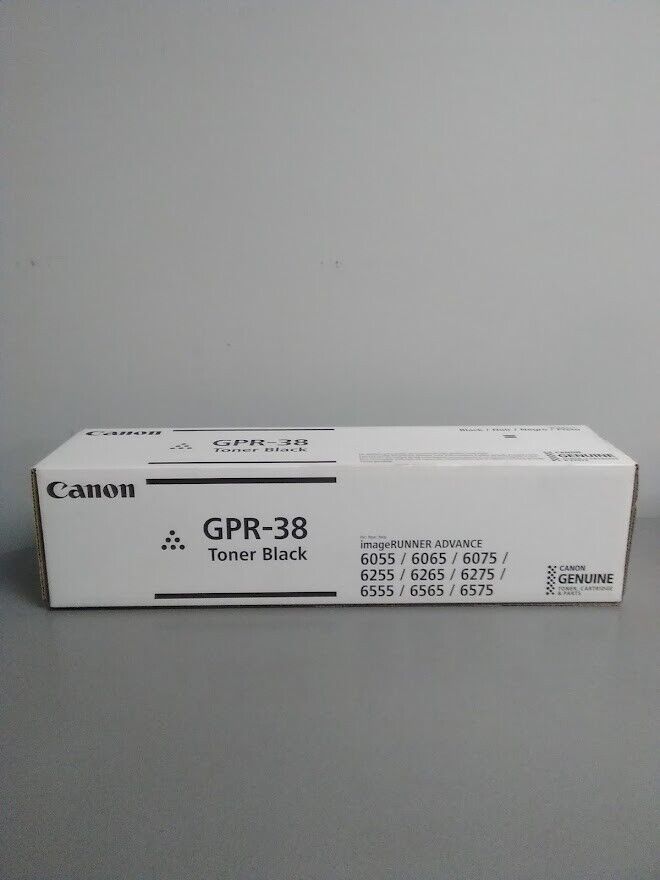 Canon GPR-38 (3766B003) Black Toner Cartridge imageRUNNER ADVANCE 6055