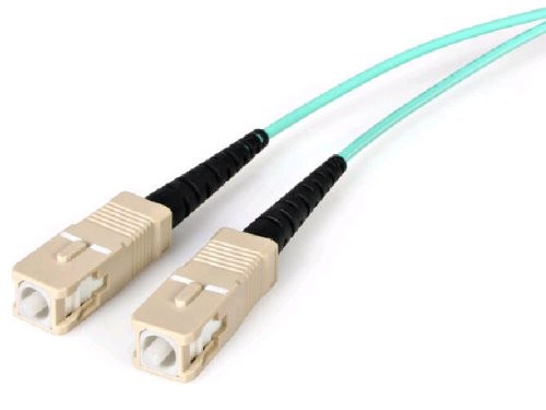 Startech A50FBLCSC10 10Gb Fiber Optic Cable 32.81ft Aqua