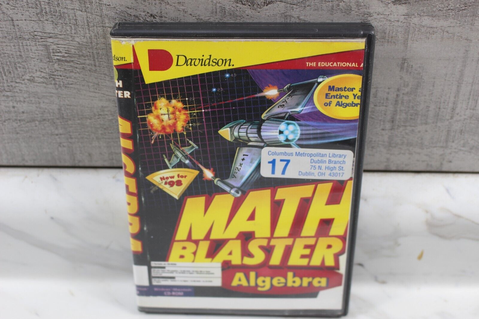 🎆Math Blaster Algebra PC CD 1998 windows/ Macintosh 🎆