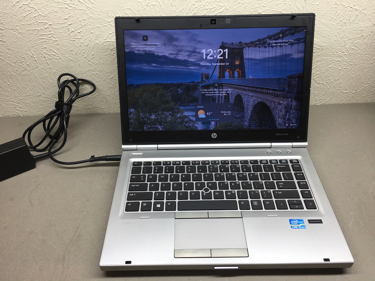 HP ELITEBOOK 8470p 14" Core i5 2.60GHz 8GB RAM 256GB SSD Windows 11 Pro Laptop