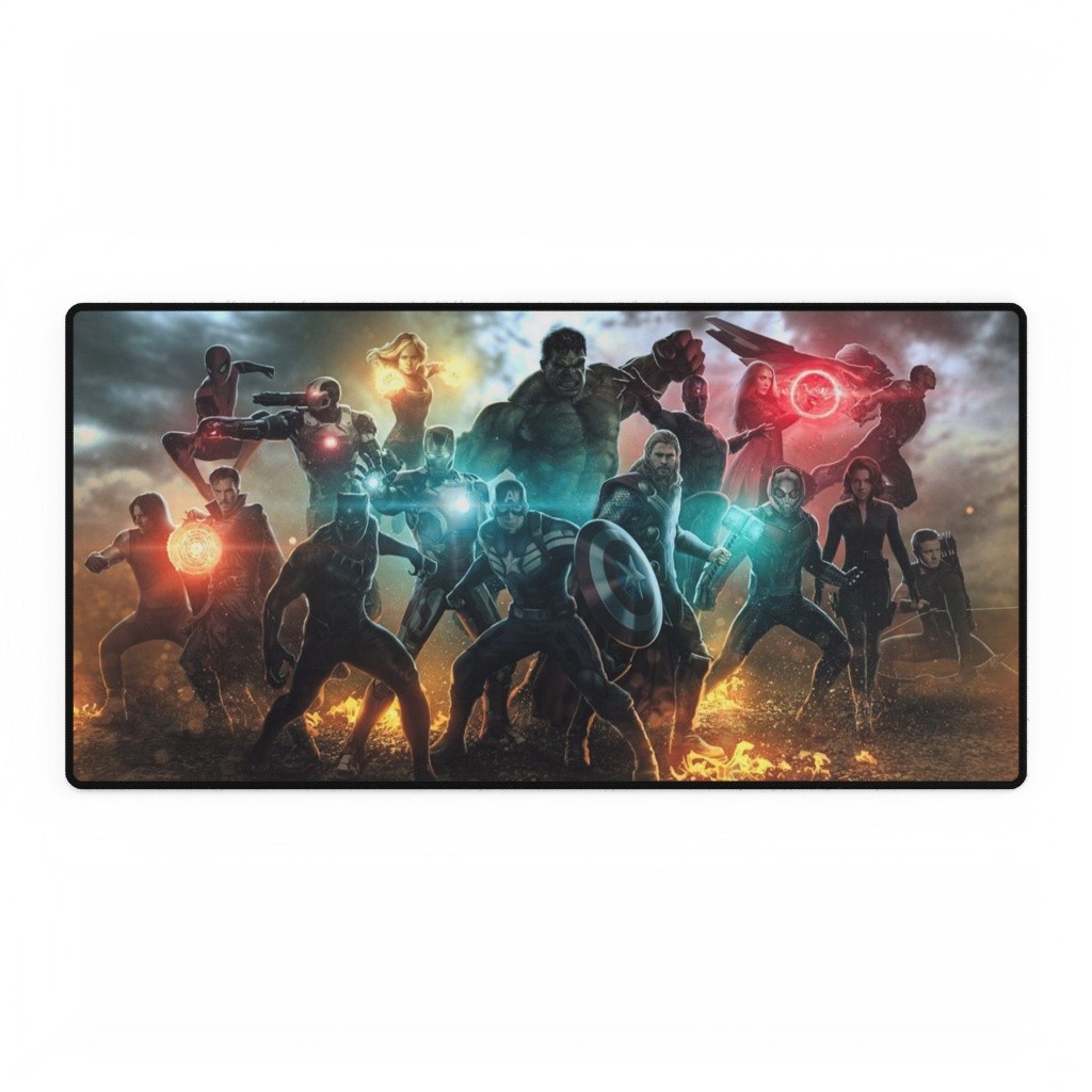 Marvel Superheroes Avengers Epic Battle Lineup Mouse Pad Desk Mats