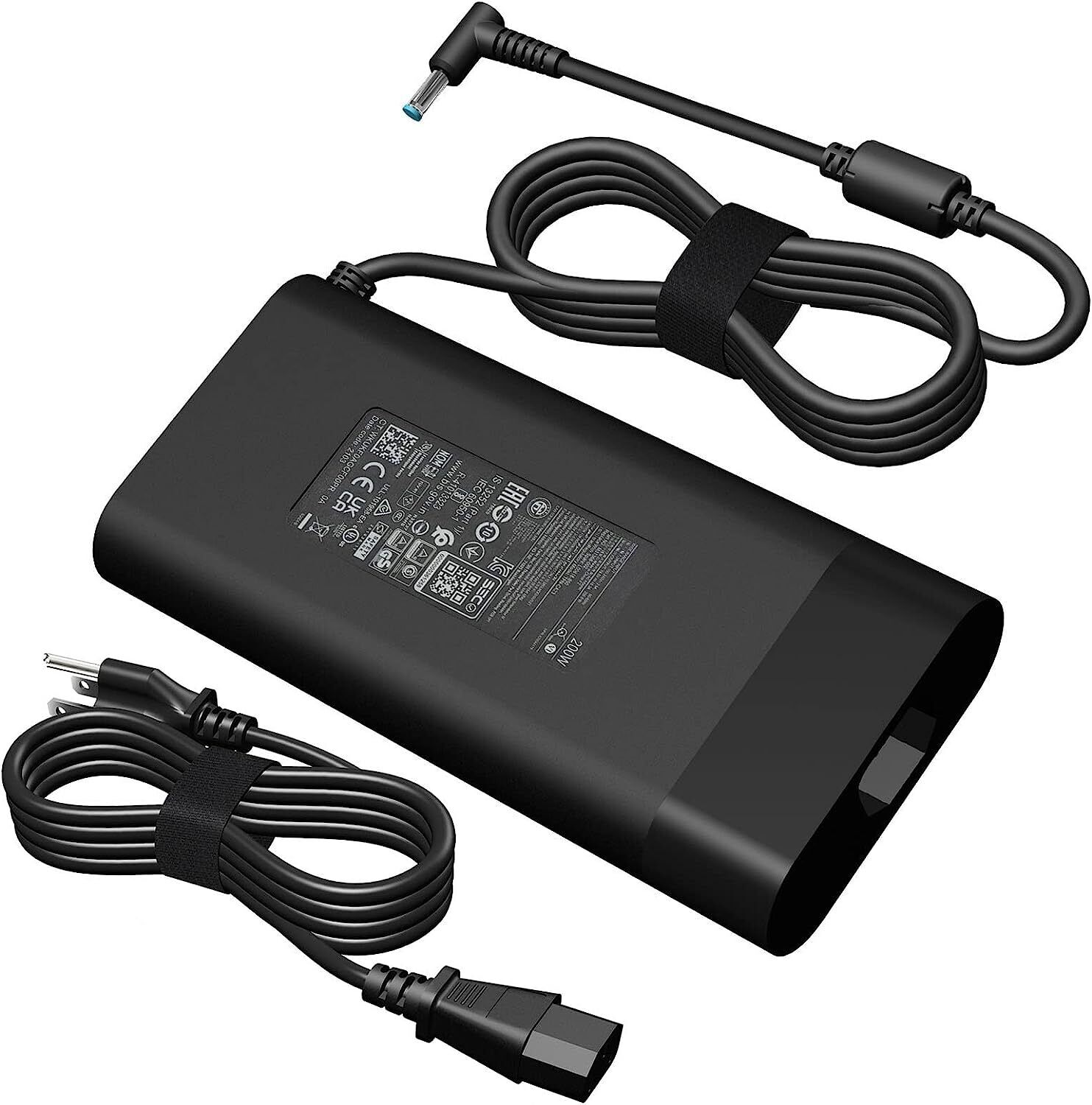 200W AC Adapter Laptop Charger with HP OMEN Pavilion 15  ZBook Firefly 15 17 G3 