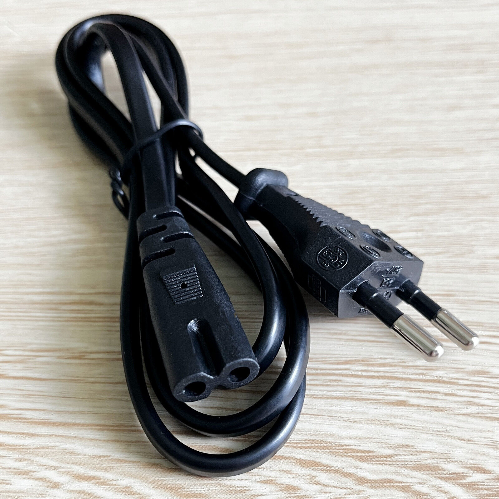 2.5A 250V~AC Power Cord Cable 2 prong EU plug RVV-2P for charger adaptor Printer